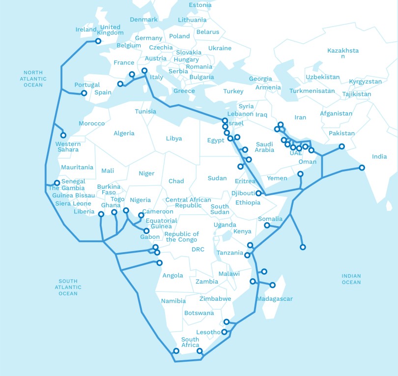 Africa-Map crop